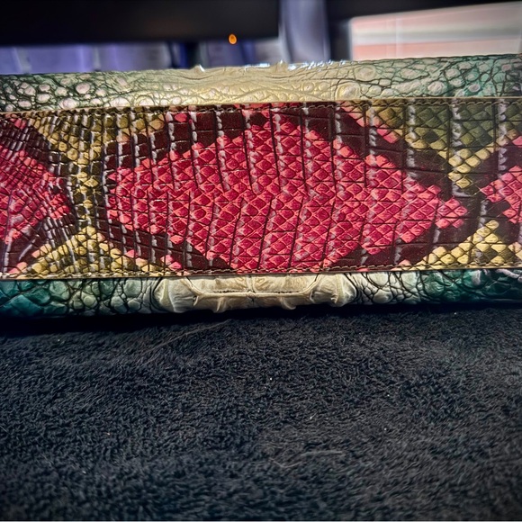 Brahmin Croc-Embossed Leather Handbag – Multicolor – with COA. - Picture 8 of 12